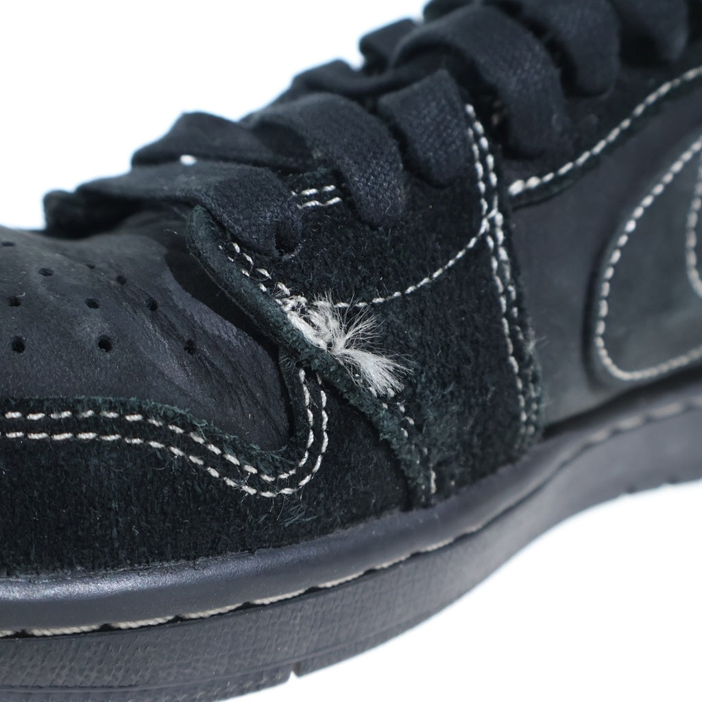 NIKE(ナイキ) ■×TRAVIS SCOTT AIR JORDAN 1 LOW BLACK PHANTOM エアジョーダン1 ローカットスニーカー US8.5/26.5cm DM7866-001