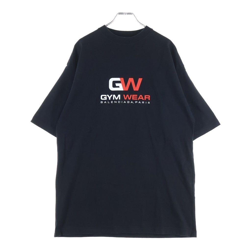BALENCIAGA(バレンシアガ) ■WEARロゴ 半袖Tシャツ ブラック コットン #XXS 620969 レディース