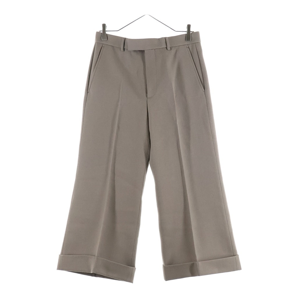 GUCCI(グッチ) ■クロップドパンツ ベージュ ウール #44 6677405 レディース