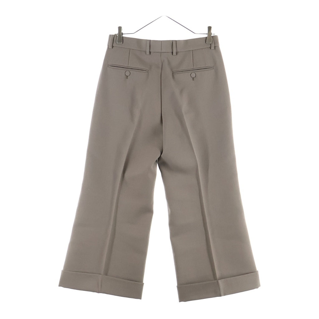 GUCCI(グッチ) ■クロップドパンツ ベージュ ウール #44 6677405 レディース