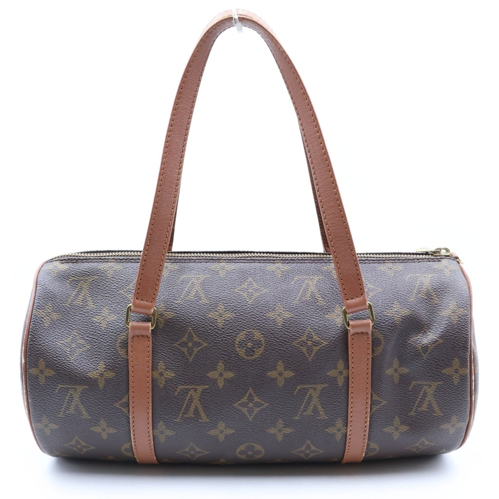 LOUIS VUITTON(ルイヴィトン) モノグラム パピヨン30 旧型 ハンドバッグ ブラウン PVC×レザー M51385 レディース