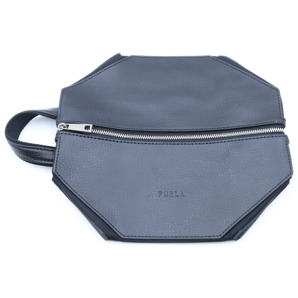 FURLA(フルラ) ■クラッチバッグ MAN GIOVE EDRO マン ジョベ エドロ ブラック レザー レディース