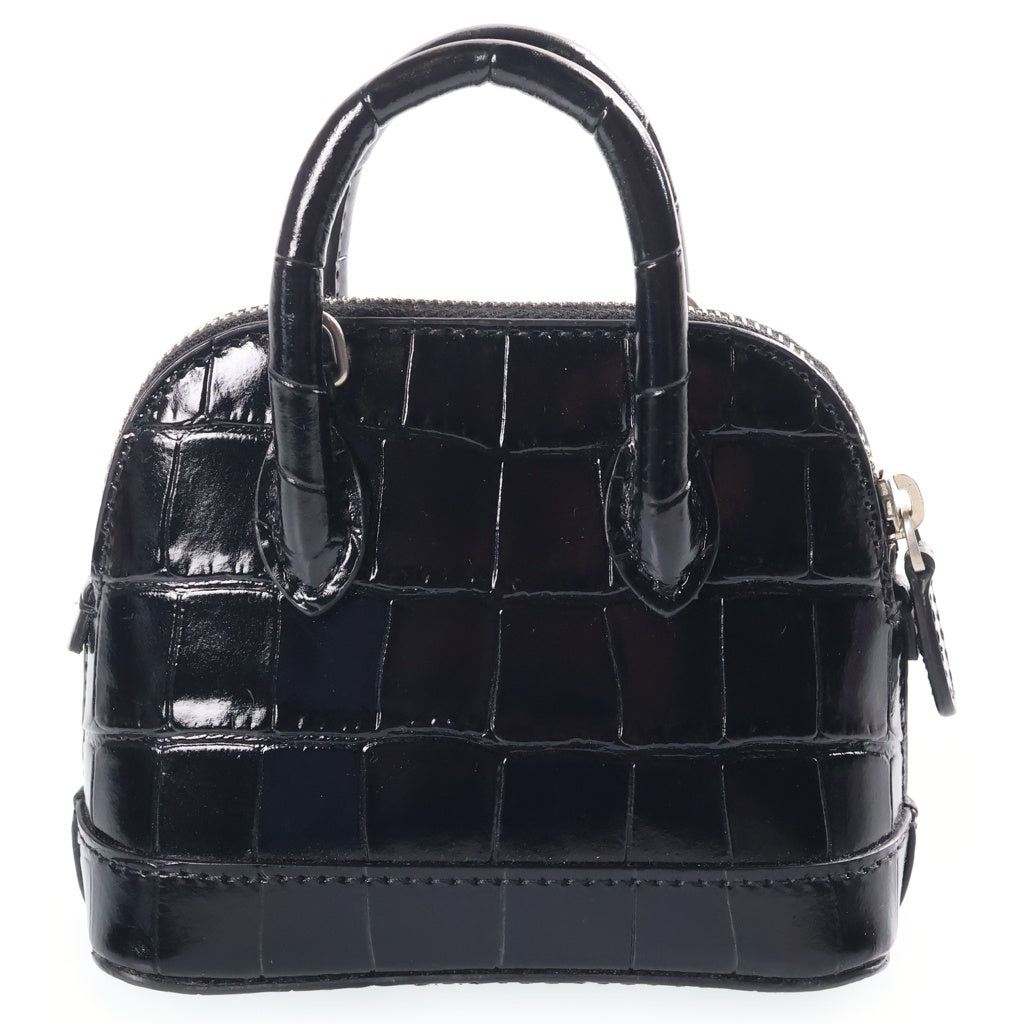 BALENCIAGA(バレンシアガ) ヴィル トップハンドル ミニショルダーバッグ 黒 レザー 639756 レディース