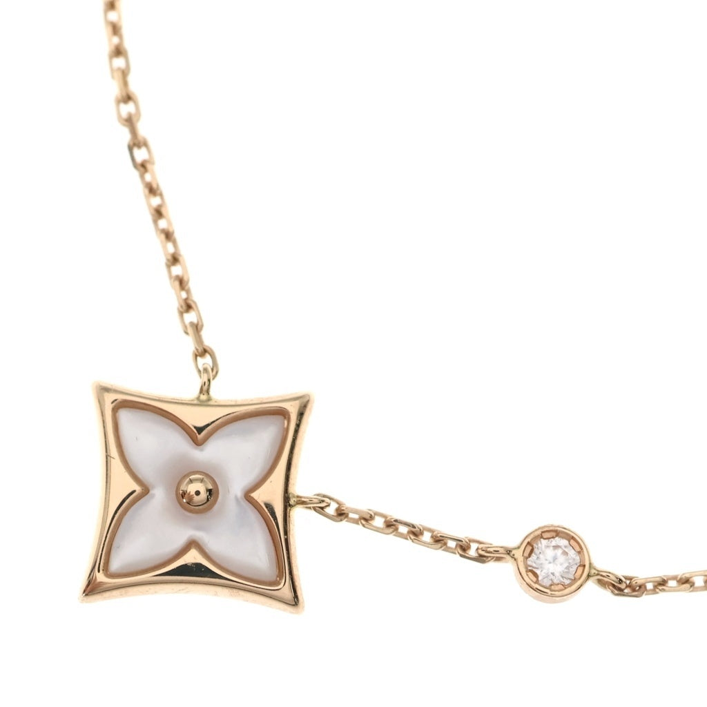 LOUIS VUITTON(ルイヴィトン) ブロッサムBB マザーオブパール 1PDダイヤ ネックレス 750 3.5g Q93892 レディース
