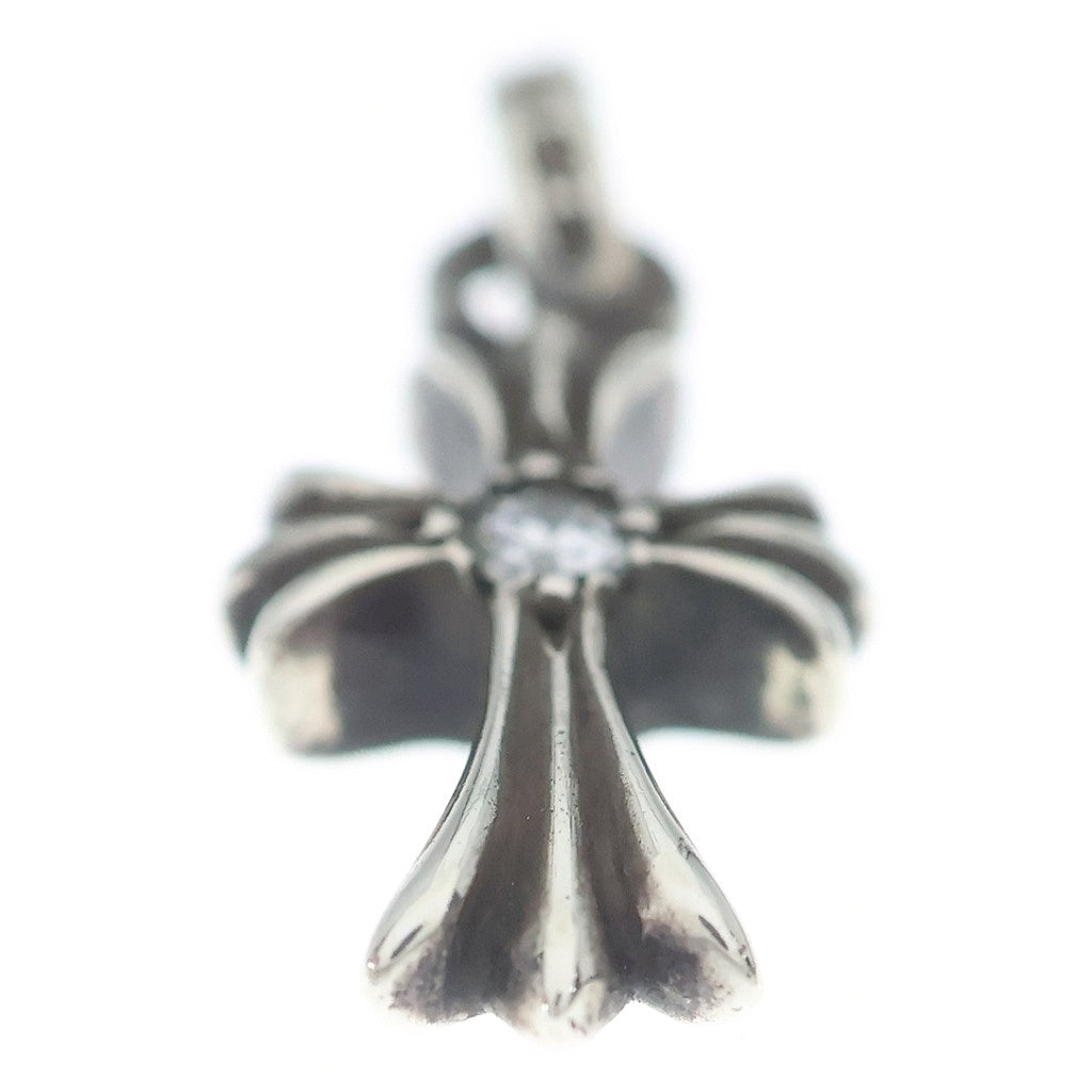 CHROME HEARTS(クロムハーツ) CRS BBYFAT DMND ベイビーファットクロス 両面1ダイヤ ペンダントトップ シルバー BCA238