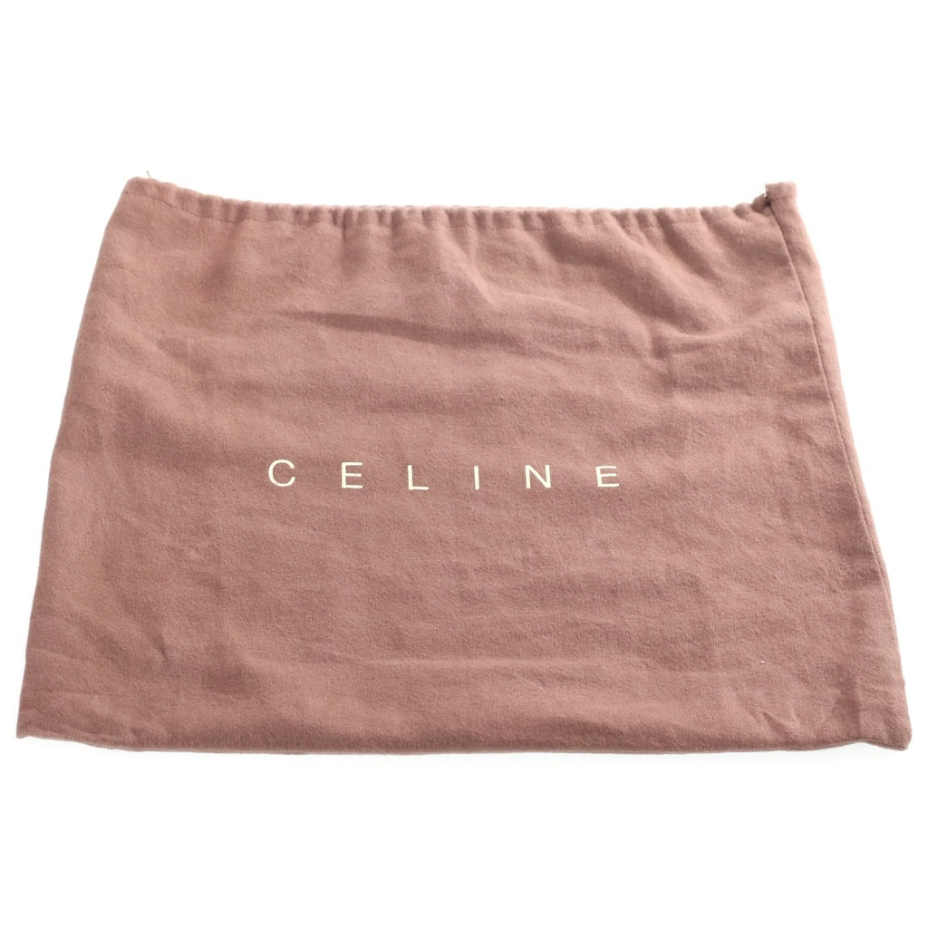 CELINE(セリーヌ) マカダム 型押しロゴ ハンドバッグ バッグ PVCコーティングキャンバス レザー ブラウン レディース