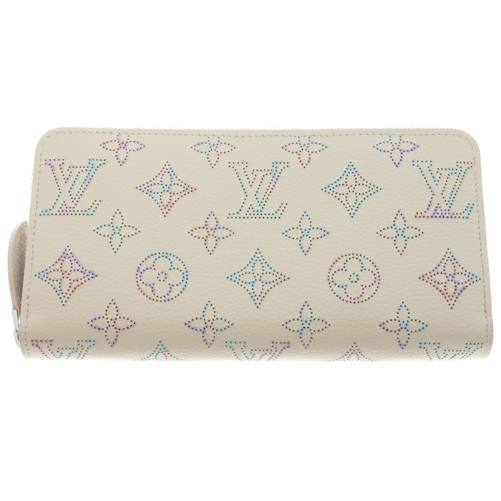 LOUIS VUITTON(ルイヴィトン) モノグラム・アンプラント リンク クォーツ ジッピーウォレット ホワイト レザー長財布 M2A358 レディース