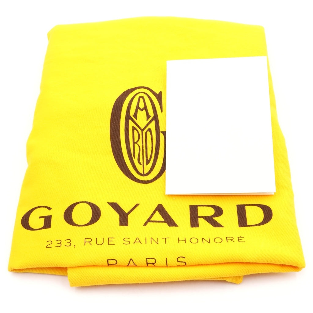 GOYARD(ゴヤール) ブルゴーニュ ハンドバッグ グリーン PVC×レザー レディース
