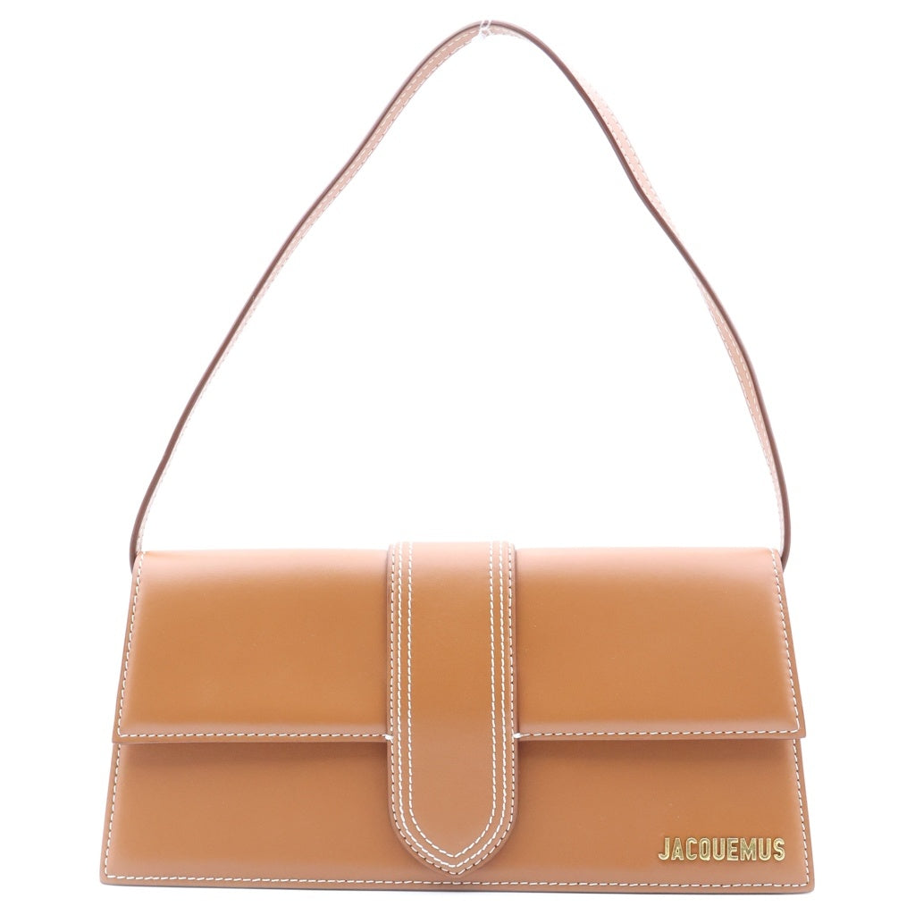 JACQUEMUS(ジャックムス) バンビーノロング ハンドバッグ ブラウン レザー レディース