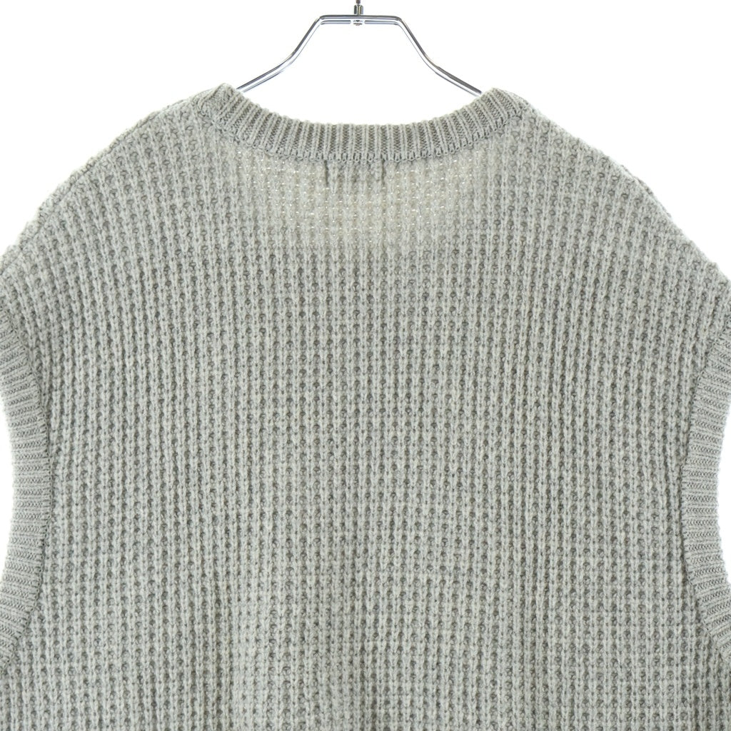 URU(ウル) 19AW KNIT VEST TYPE A ニットベスト ウール グレー 19FUK05A