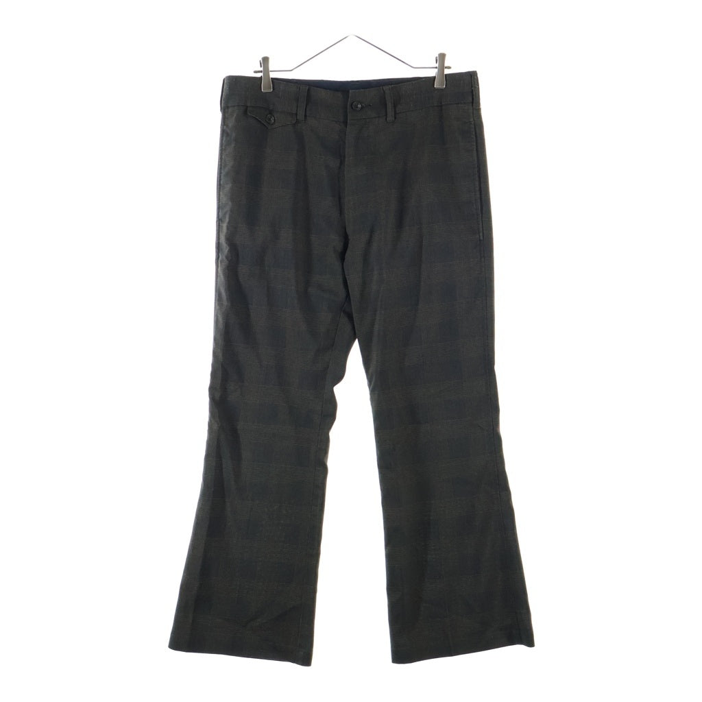 Needles(ニードルス) Flap Pocket Boot-Cut Trouser フラップポケット ブーツカット トラウザー スラックスパンツ グレンチェック柄 ブラウン GL171