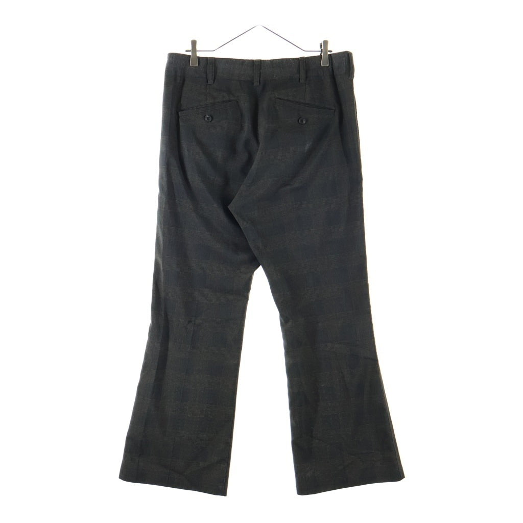 Needles(ニードルス) Flap Pocket Boot-Cut Trouser フラップポケット ブーツカット トラウザー スラックスパンツ グレンチェック柄 ブラウン GL171