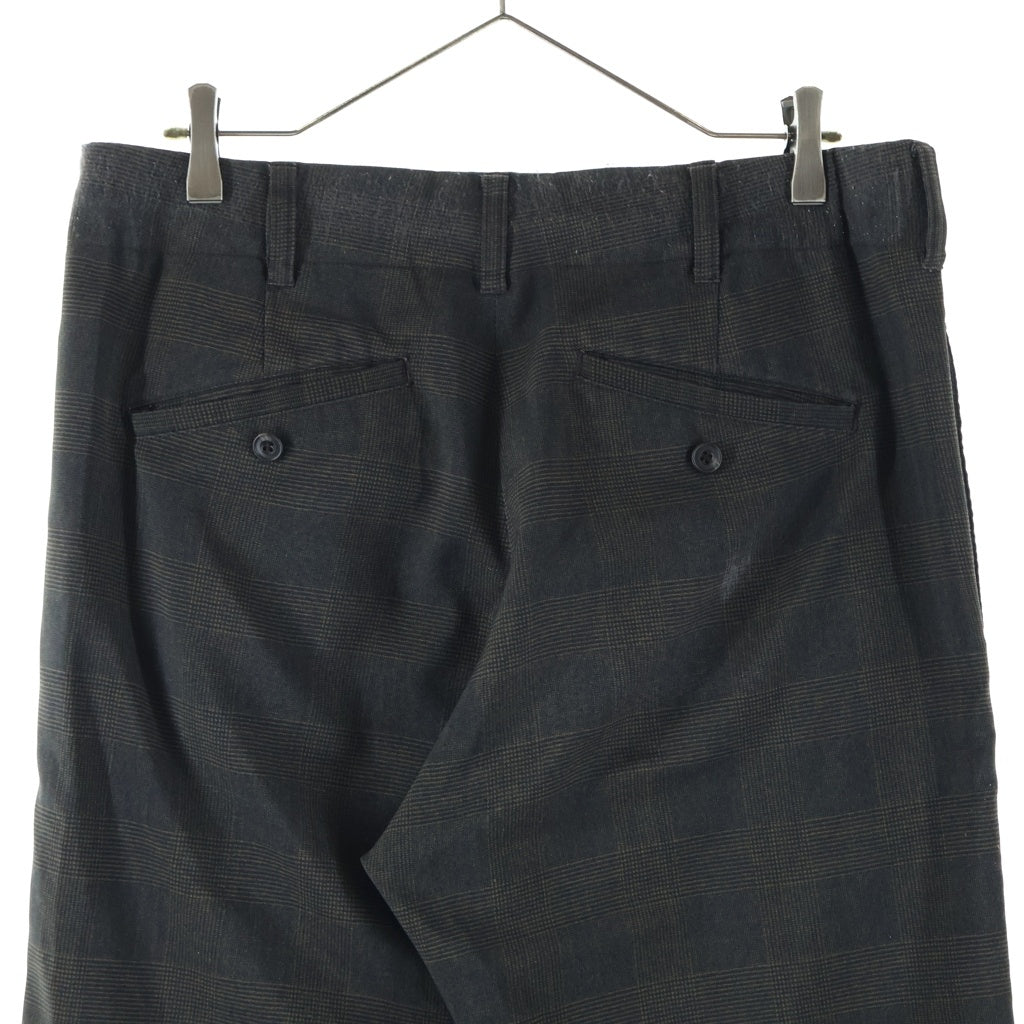 Needles(ニードルス) Flap Pocket Boot-Cut Trouser フラップポケット ブーツカット トラウザー スラックスパンツ グレンチェック柄 ブラウン GL171