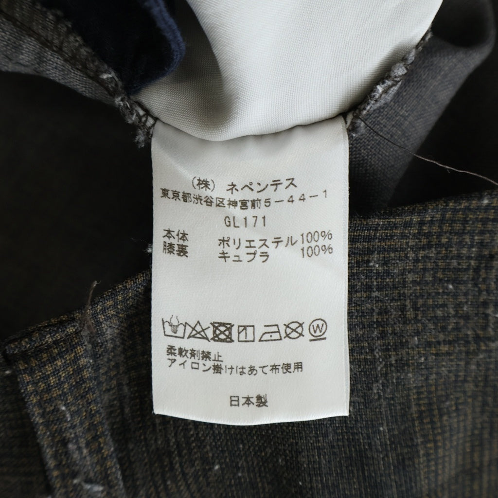 Needles(ニードルス) Flap Pocket Boot-Cut Trouser フラップポケット ブーツカット トラウザー スラックスパンツ グレンチェック柄 ブラウン GL171