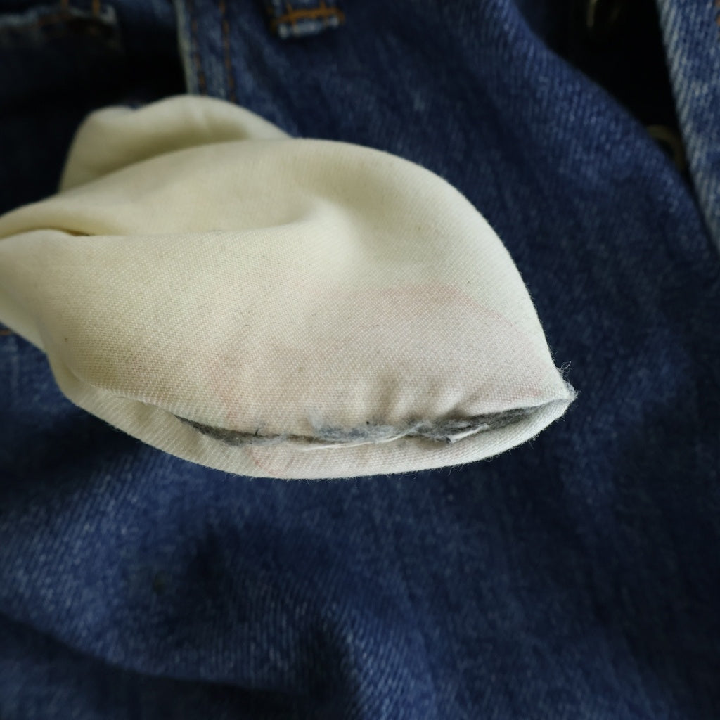 THE BLACK EYE PATCH(ブラックアイパッチ) 19AW Handle with Care Denim サイド刺繍デニムパンツ ジーンズ 取扱注意ロゴ ワイドテーパード インディゴ