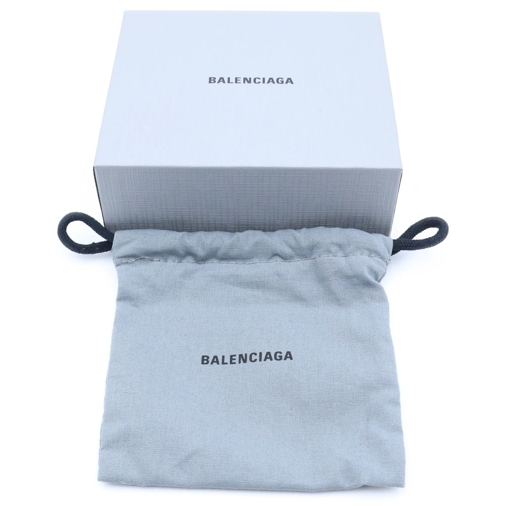 BALENCIAGA(バレンシアガ) キャッシュ ミニ レザー コンパクトウォレット 三つ折り財布 グレー 810904 レディース