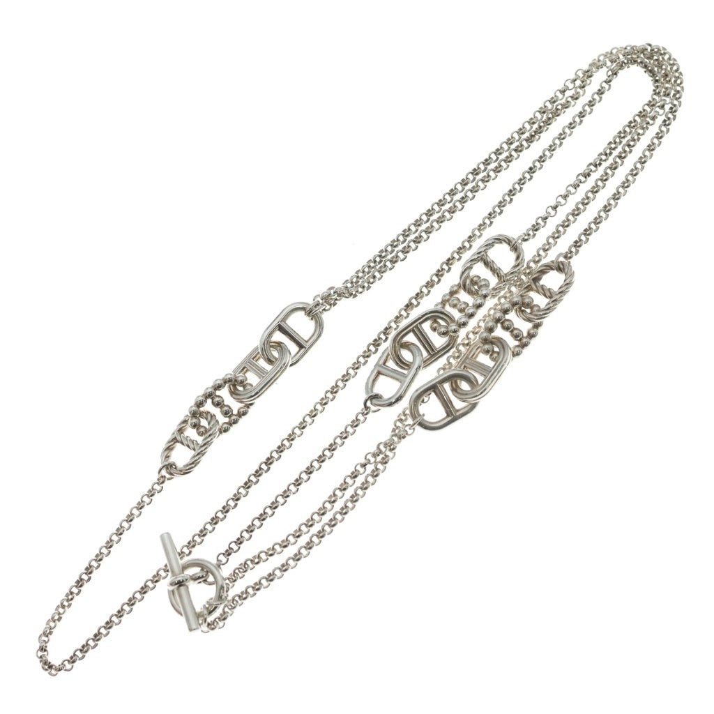 HERMES(エルメス) シェーヌダンクル アレア2 ロング ネックレス Ag925 レディース