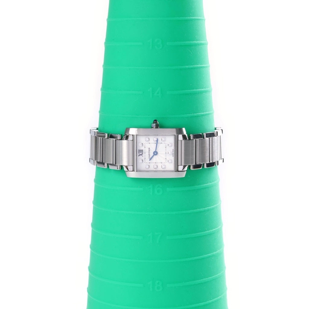 Cartier(カルティエ) タンク・フランセーズ シルバー文字盤 SS/QZ WE110006 レディース