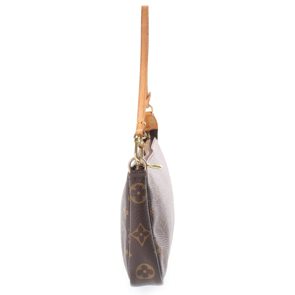 LOUIS VUITTON(ルイヴィトン) モノグラム ポシェットアクセソワール PVC レザー ハンドバッグ アクセサリーポーチ ブラウン M51980 レディース