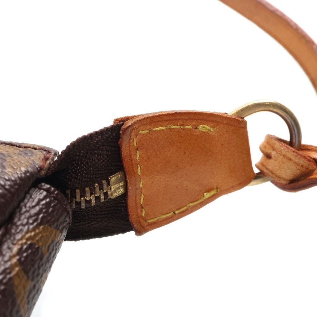 LOUIS VUITTON(ルイヴィトン) モノグラム ポシェットアクセソワール PVC レザー ハンドバッグ アクセサリーポーチ ブラウン M51980 レディース