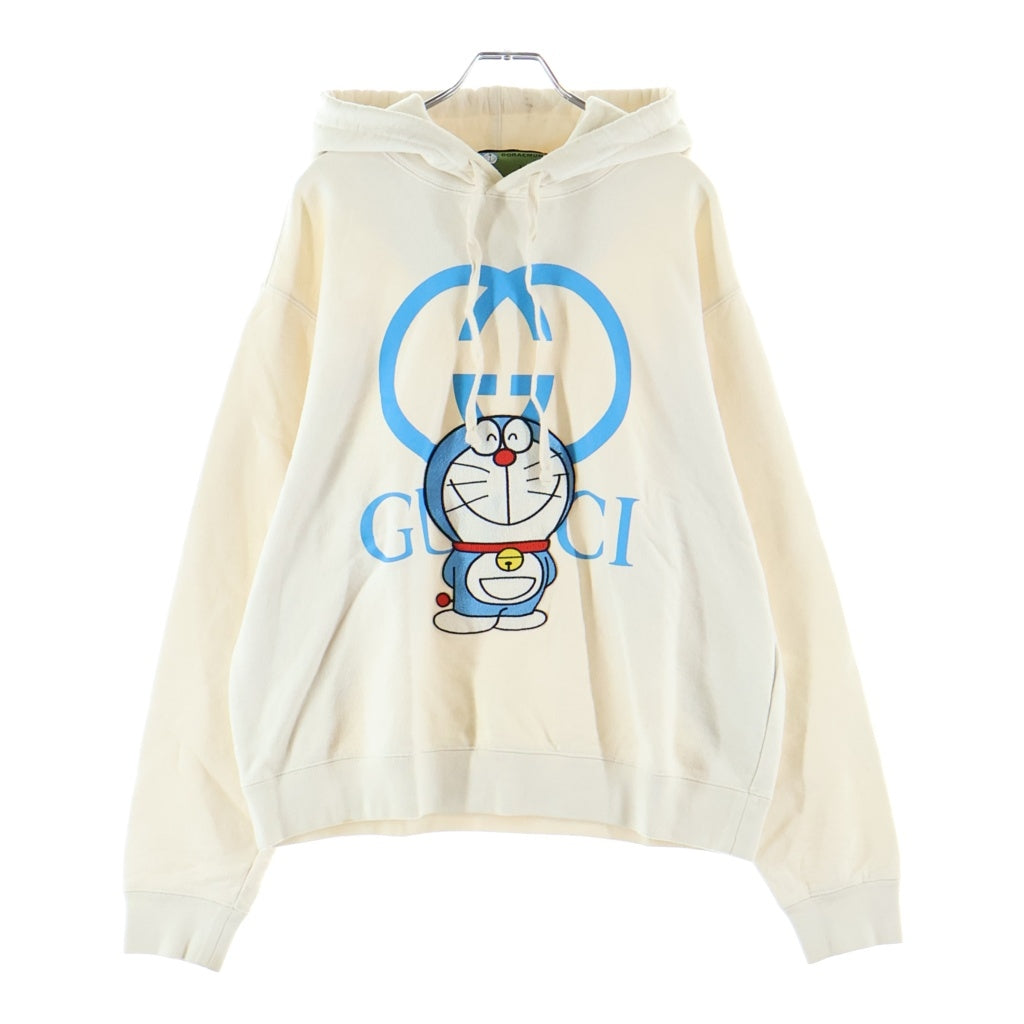GUCCI(グッチ) ×ドラえもん インターロックングG プルオーバー スウェット パーカー フーディー アイボリー 646953