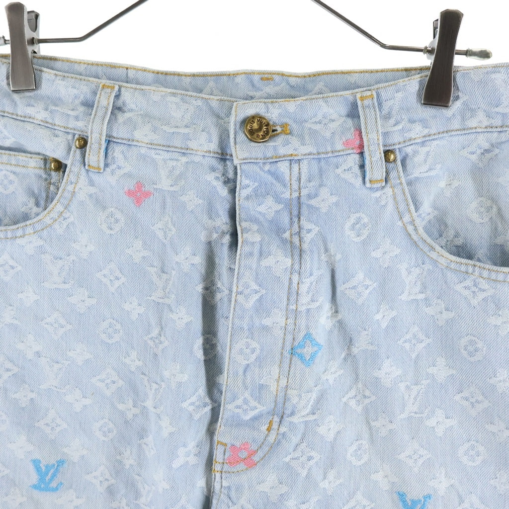 LOUIS VUITTON(ルイヴィトン) 24AW Tyler The Creator Monogram Denim Pants タイラー・ザ・クリエイター モノグラム デニムパンツ ジーンズ #30 RM242MM KCB HRD01W