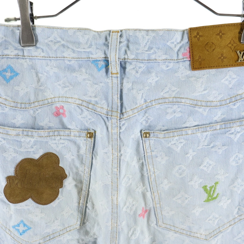 LOUIS VUITTON(ルイヴィトン) 24AW Tyler The Creator Monogram Denim Pants タイラー・ザ・クリエイター モノグラム デニムパンツ ジーンズ #30 RM242MM KCB HRD01W