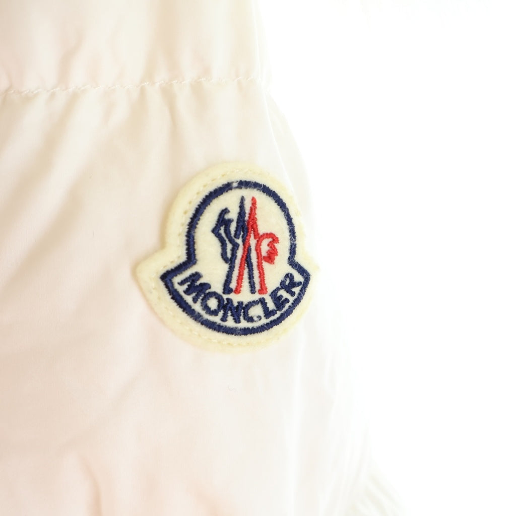 MONCLER(モンクレール) 2024AW Boedショートダウンジャケット ファーネック ホワイト #0 J20931A00095 595FE レディース