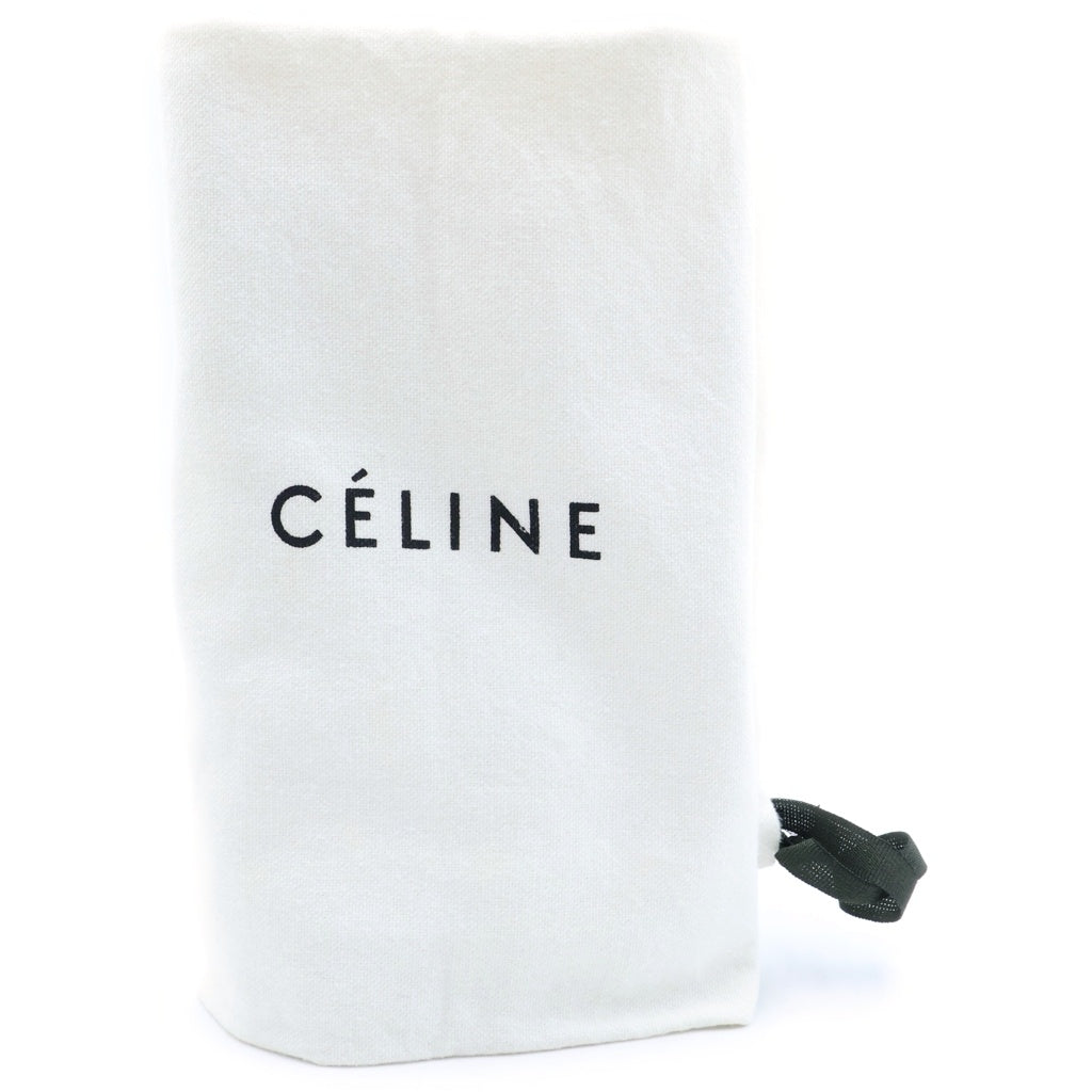 CELINE(セリーヌ) ラゲージマイクロ ハンドバッグ ネイビー レザー ゴールド金具 レディース