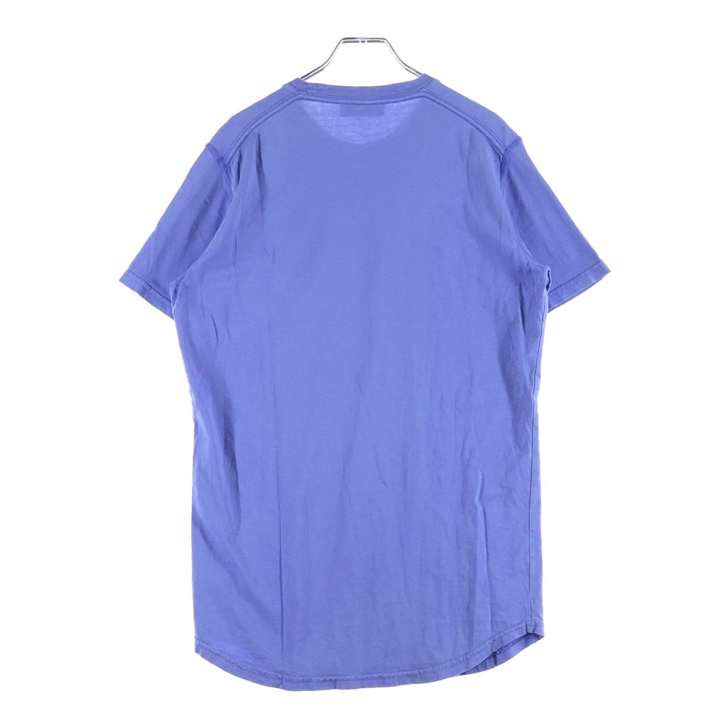 DSQUARED2(ディースクエアード) ロゴプリントクルーネック半袖Tシャツ ブルー