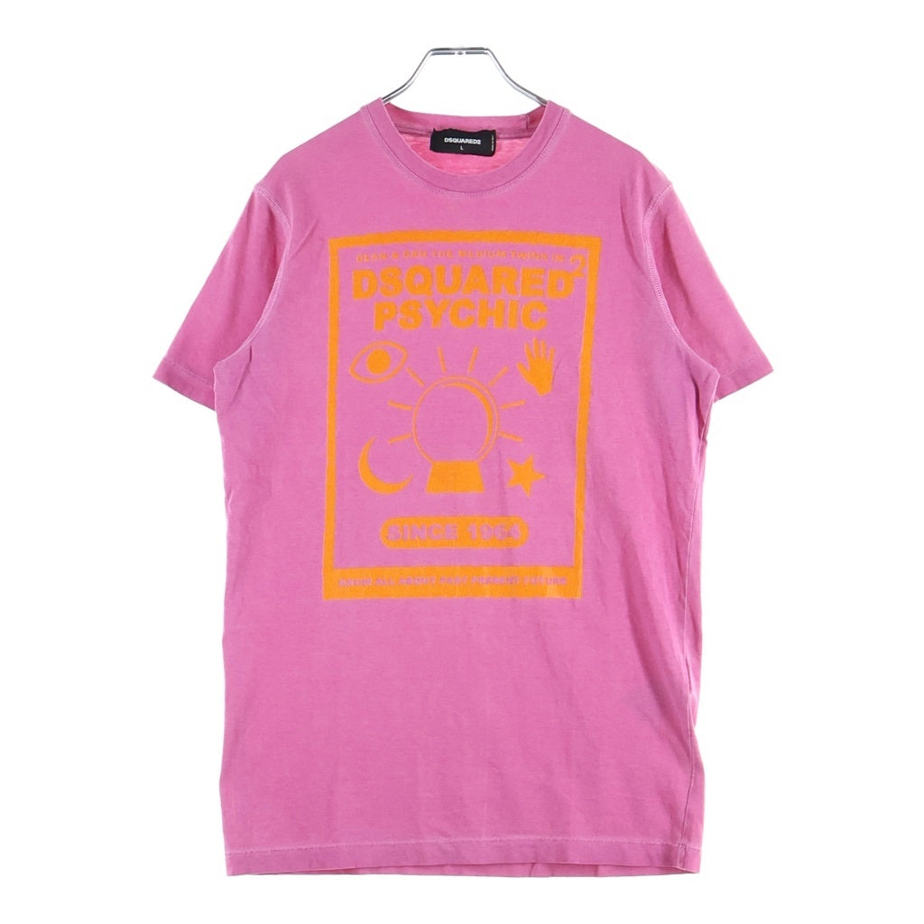 DSQUARED2(ディースクエアード) Psychic TShirt サイキック半袖Tシャツ ピンク S74GD0046
