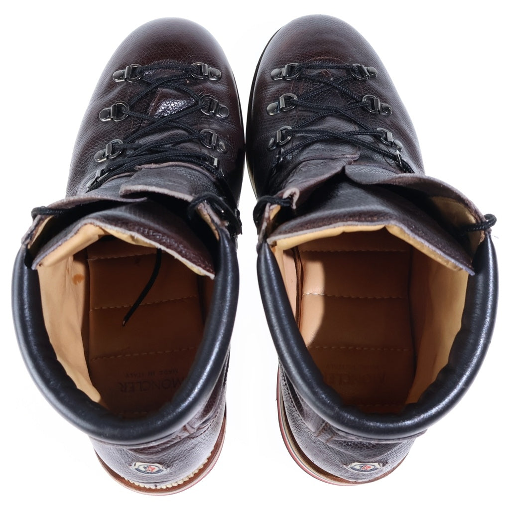 MONCLER(モンクレール) ■×vibram マッターホルン マウンテンブーツ ブラウン レザー #43