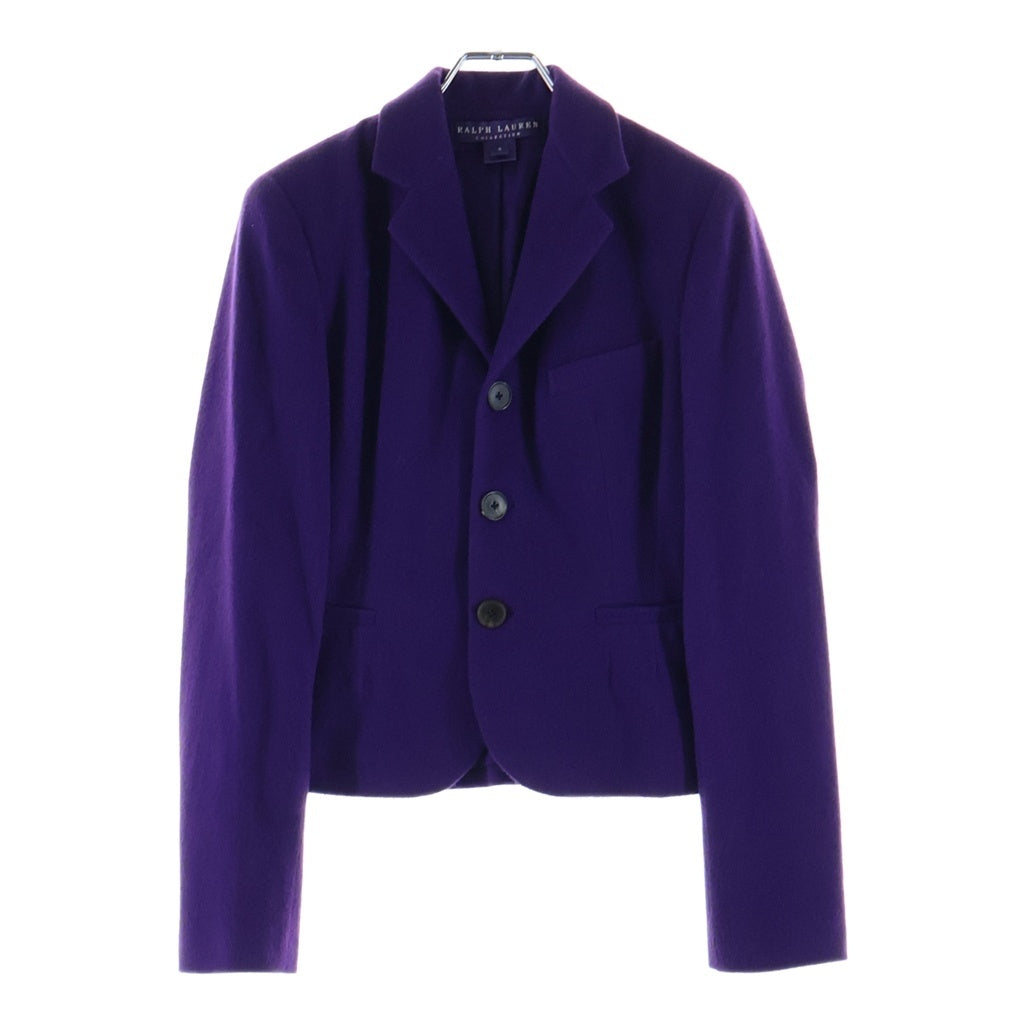 RALPH LAUREN(ラルフローレン) カシミヤ 3B テーラードジャケット パープル レディース