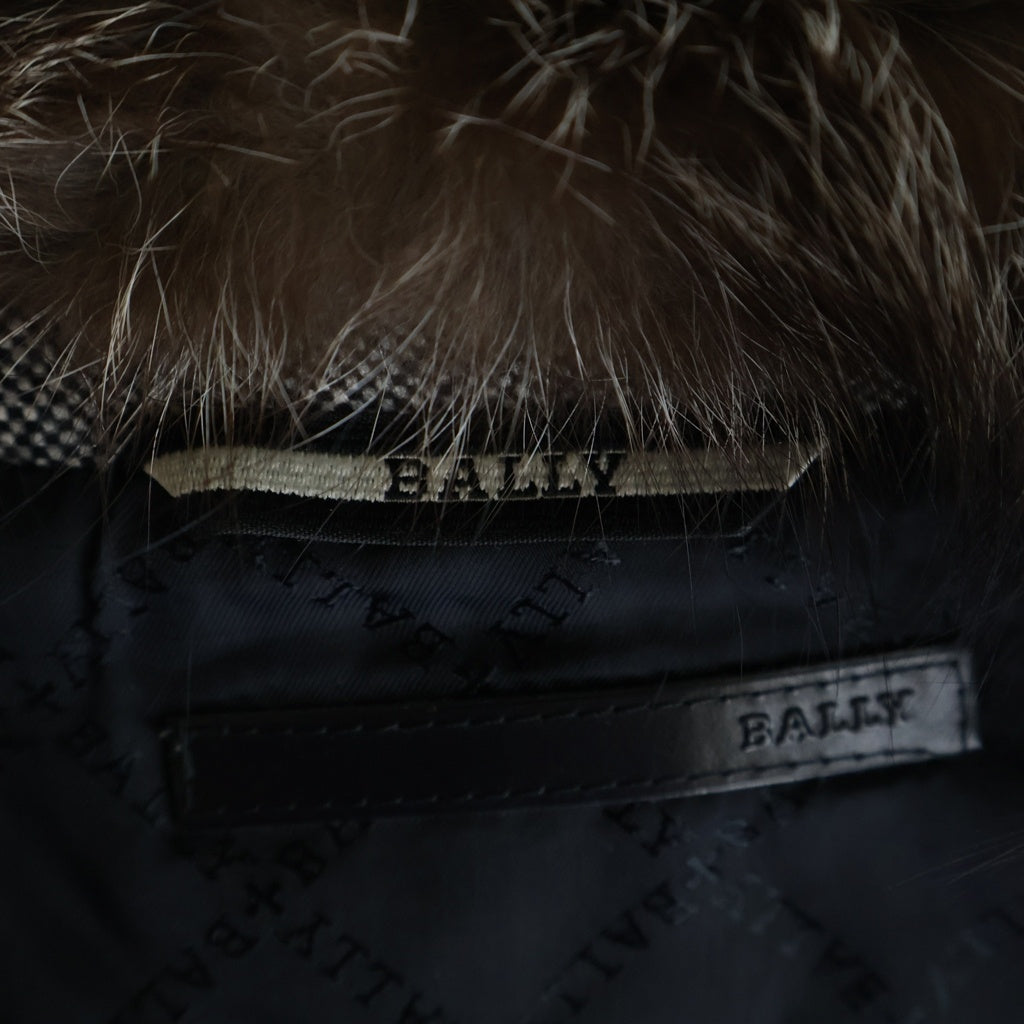 BALLY(バリー) ウール ジップアップ ダウンジャケット グレー レディース