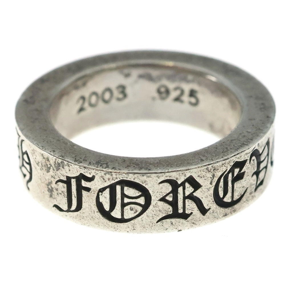 CHROME HEARTS(クロムハーツ) 6mm SPACER FOREVER スペーサーリング フォーエバー シルバー #7.5 BCA337 レディース