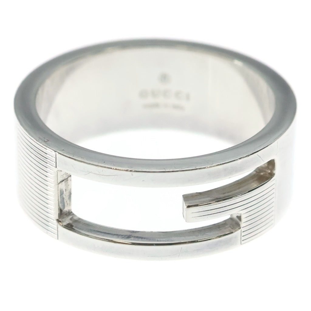 GUCCI(グッチ) ブランデッド G リング シルバー #19 Ag925