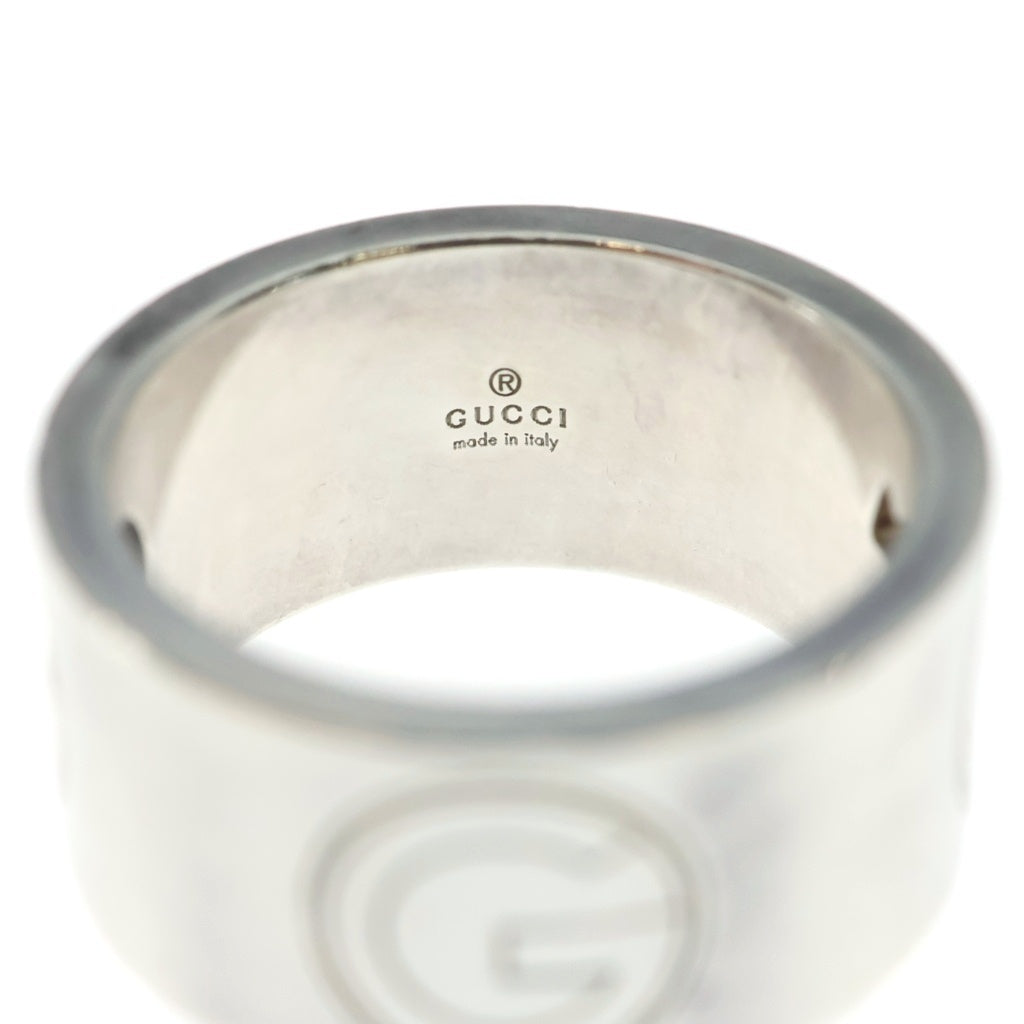 GUCCI(グッチ) ワイド G リング シルバー #16 Ag925