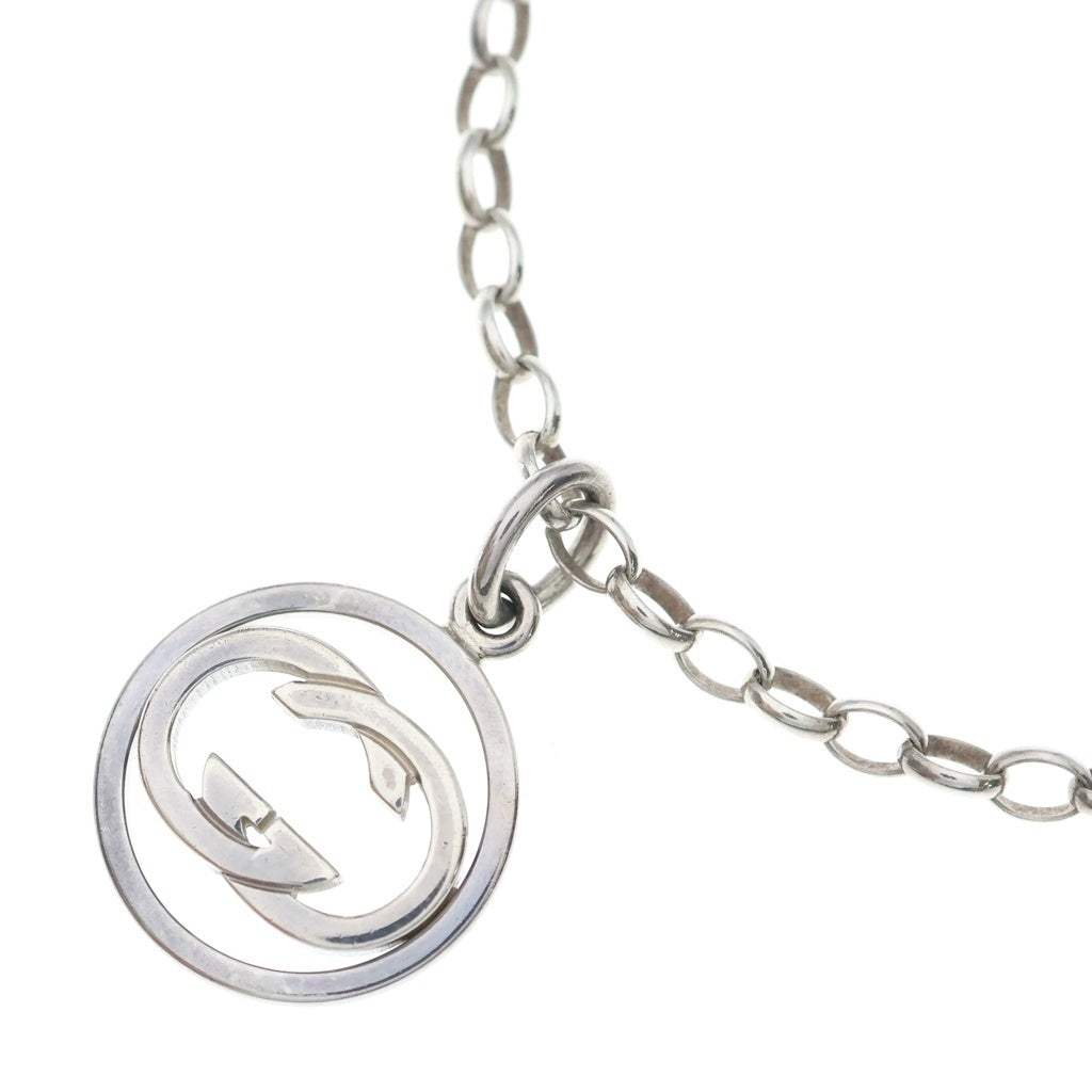 GUCCI(グッチ) インターロッキングG ネックレス ペンダント チェーン シルバー Ag925 レディース