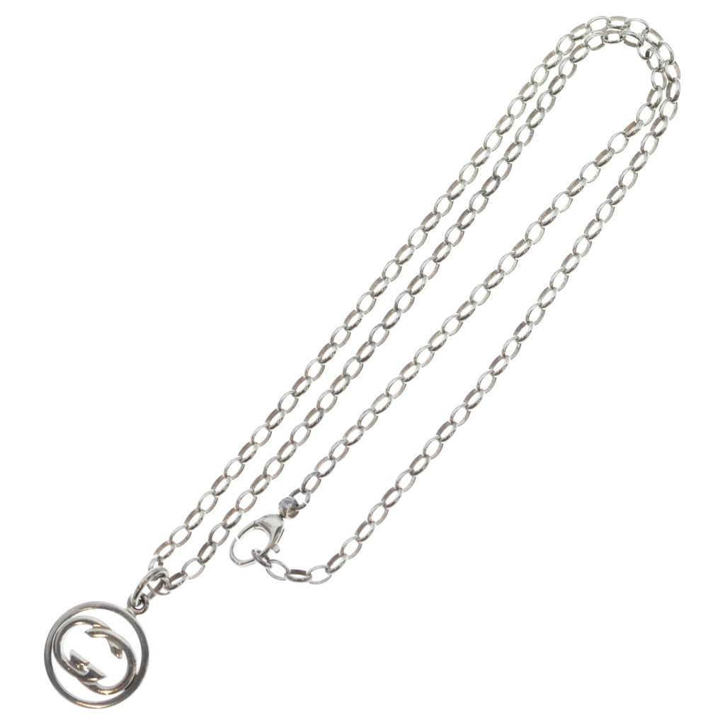 GUCCI(グッチ) インターロッキングG ネックレス ペンダント チェーン シルバー Ag925 レディース