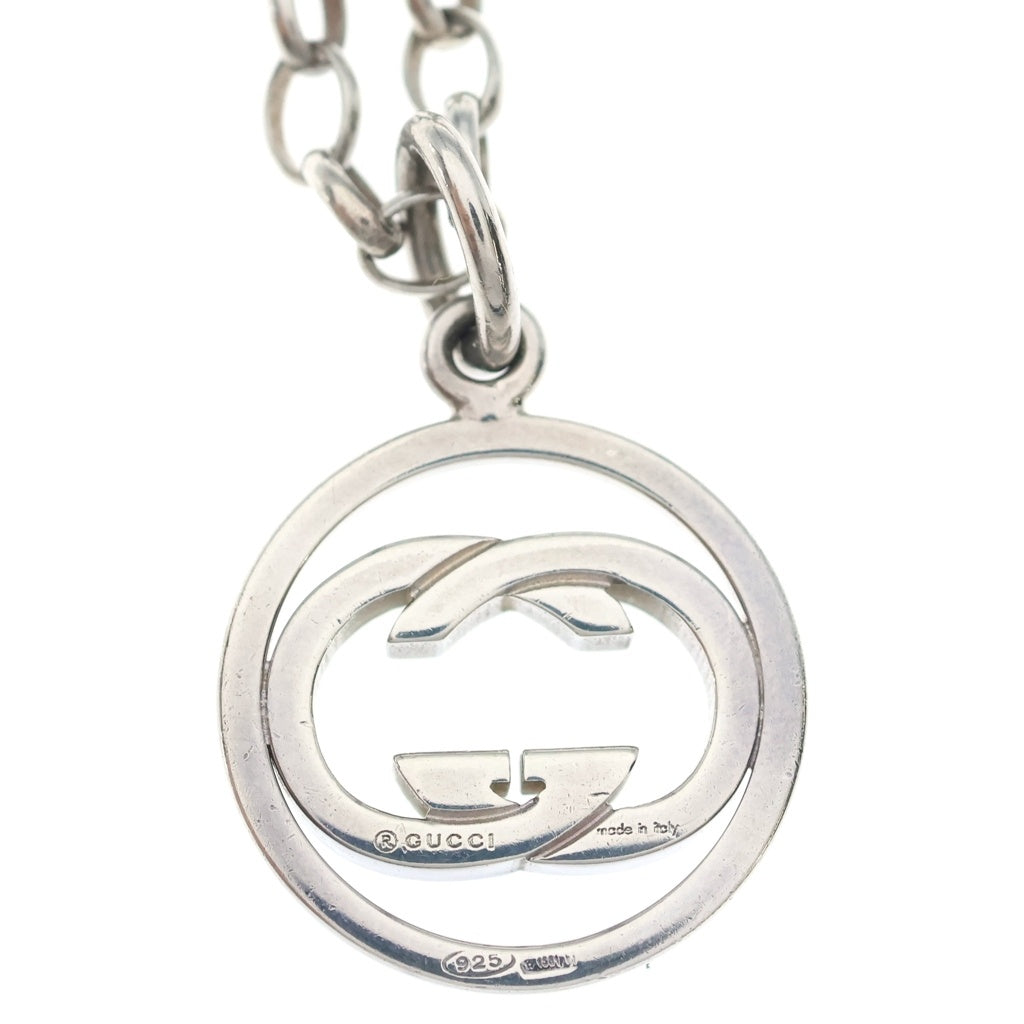 GUCCI(グッチ) インターロッキングG ネックレス ペンダント チェーン シルバー Ag925 レディース