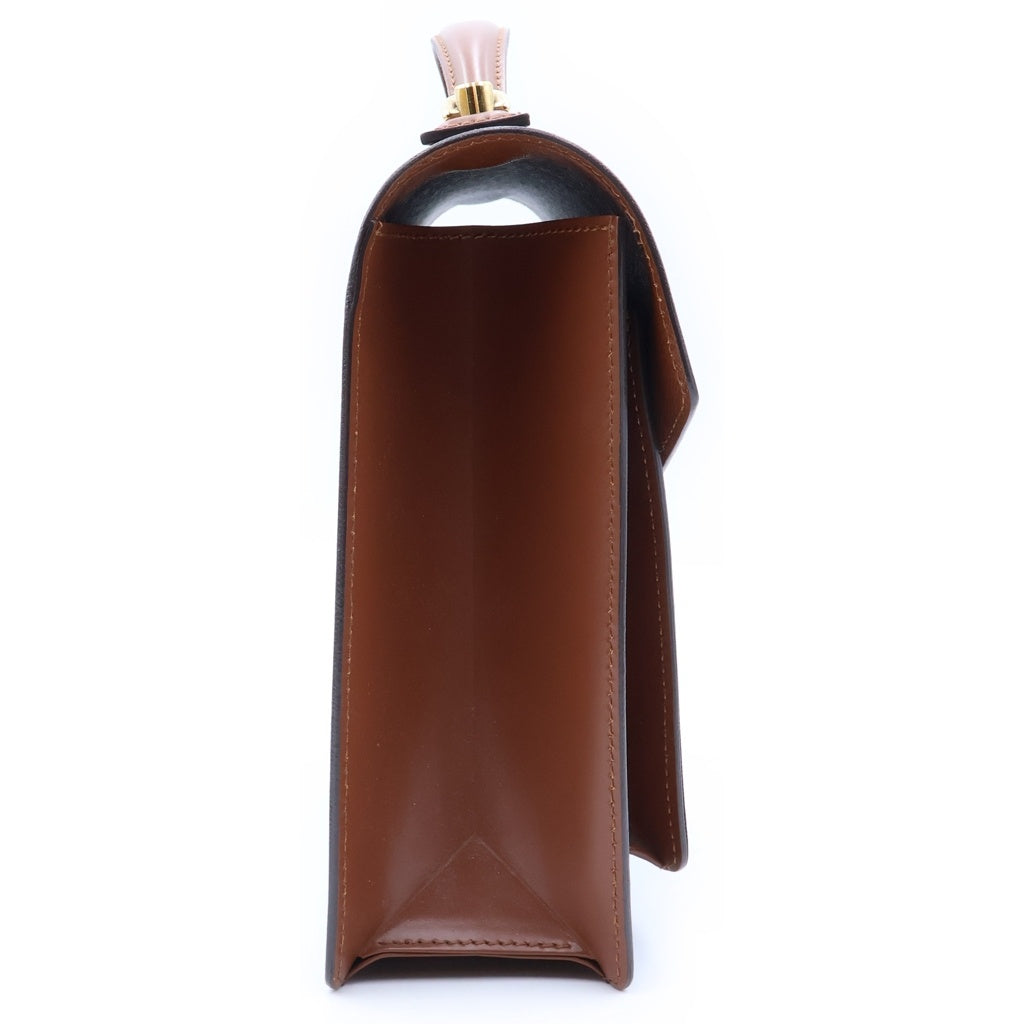 LOUIS VUITTON(ルイヴィトン) モノグラム モンソー28 ショルダーバッグ ブラウン PVCレザー M51185 ゴールド金具 レディース