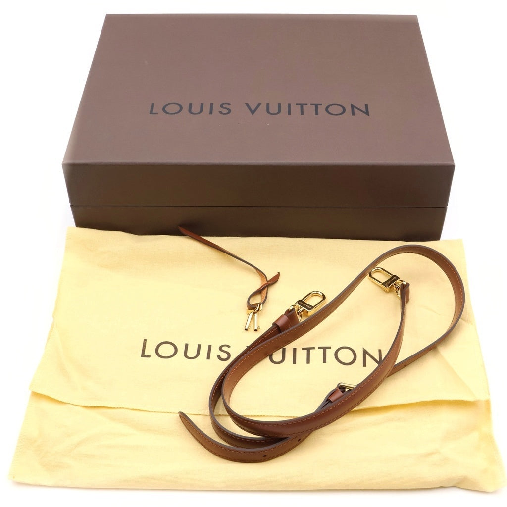 LOUIS VUITTON(ルイヴィトン) モノグラム モンソー28 ショルダーバッグ ブラウン PVCレザー M51185 ゴールド金具 レディース