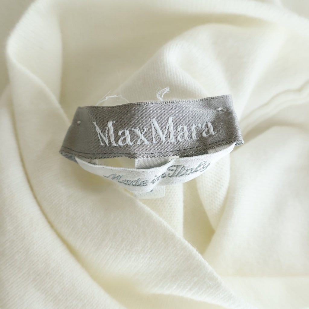 Max Mara(マックスマーラ) ラグランスリーブ ハイネックニット セーター コットン ポリエステル ホワイト レディース