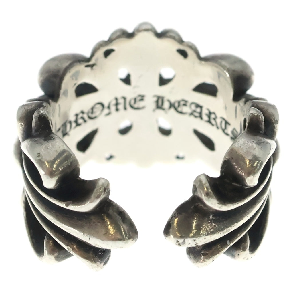 CHROME HEARTS(クロムハーツ) DBL FLRL CRS ダブルフローラルクロス リング シルバー BCA390