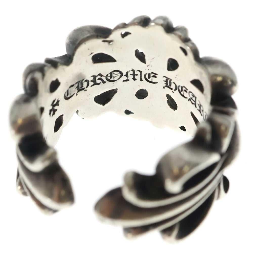 CHROME HEARTS(クロムハーツ) DBL FLRL CRS ダブルフローラルクロス リング シルバー BCA390