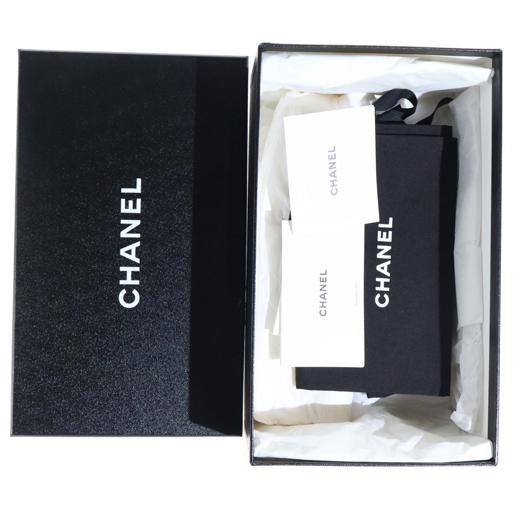 CHANEL(シャネル) ココマーク エスパドリーユ キャンバス スリッポン シューズ ブラック レディース G29762
