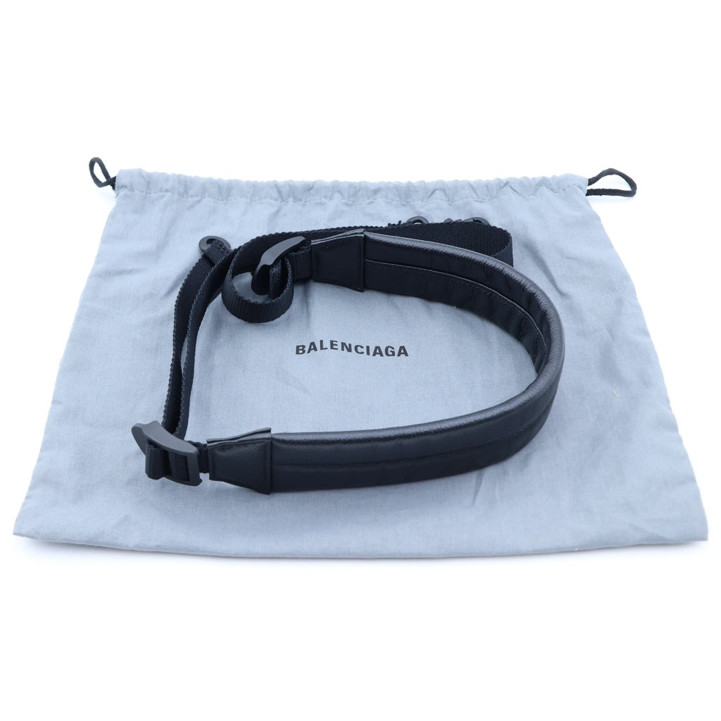 BALENCIAGA(バレンシアガ) エクスプローラー ミニバックパック クロスボディ 2wayショルダー レザー ブラック 656060
