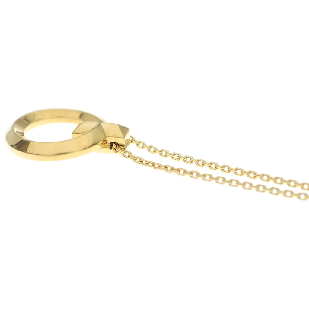 TIFFANY & Co.(ティファニー) Tワン サークル スモール ネックレス Au750 イエローゴールド レディース