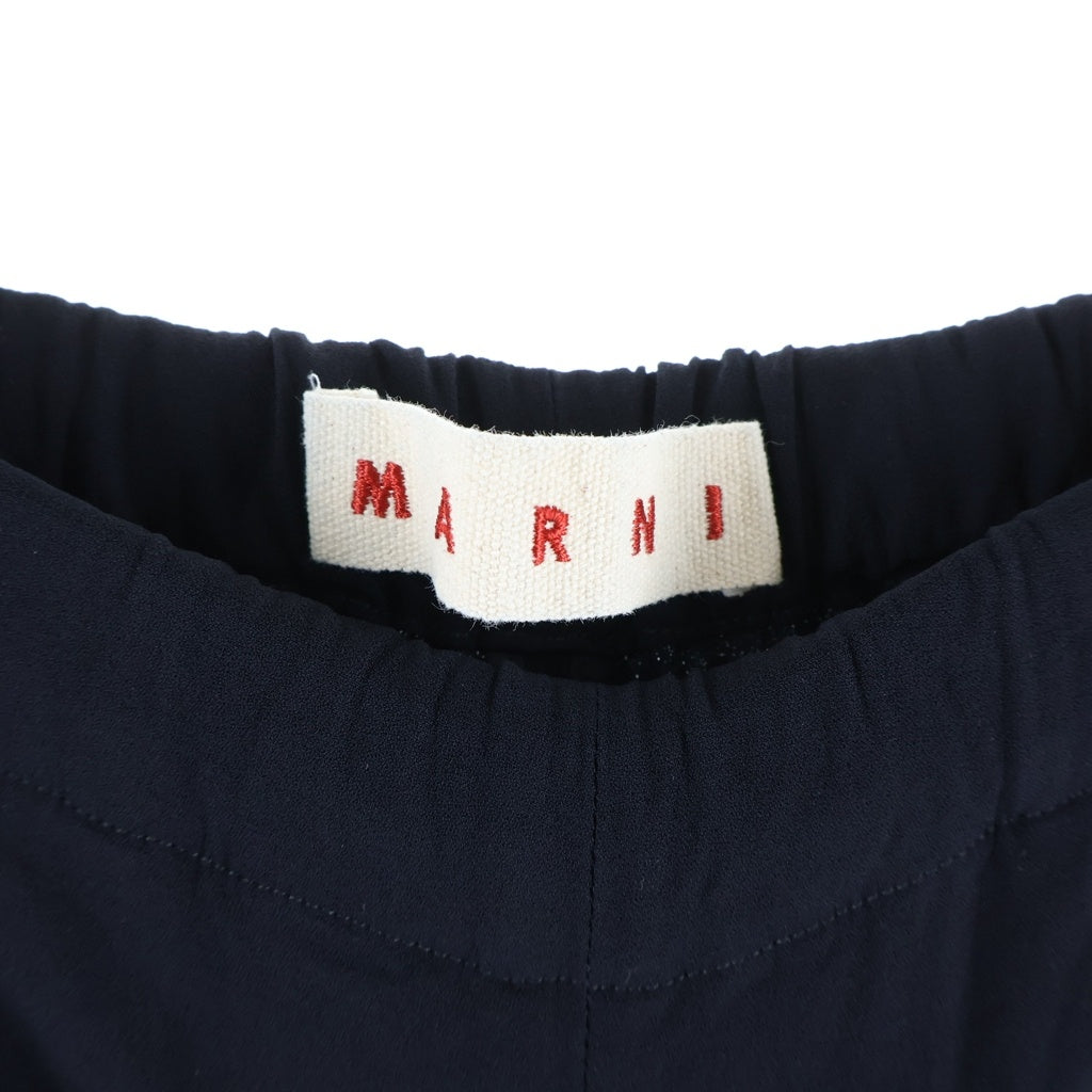 MARNI(マルニ) アセテート レーヨン イージーパンツ ネイビー PAMAO14A00TV285 レディース
