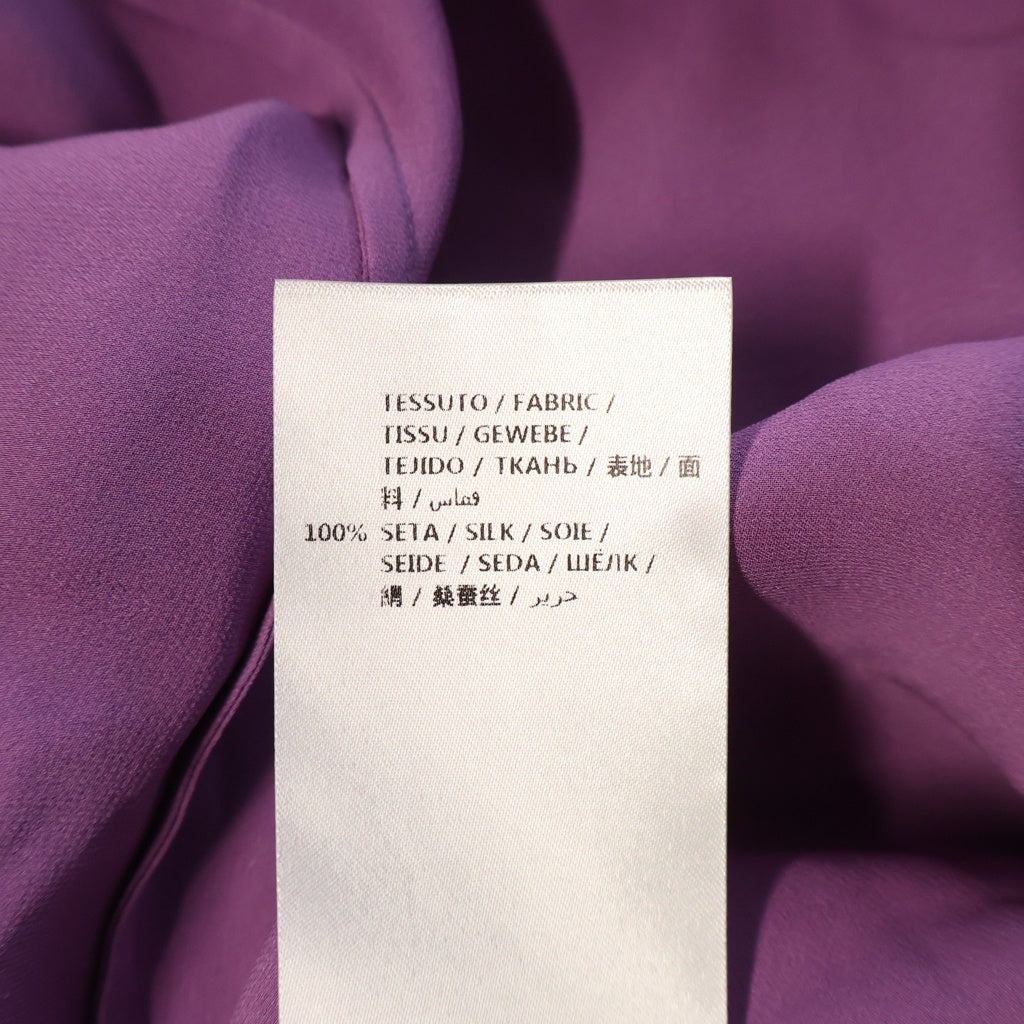 GUCCI(グッチ) ■2018 3 ボウタイ長袖ブラウス パープル #36 WJ0 443490 ZHS18 5029 レディース